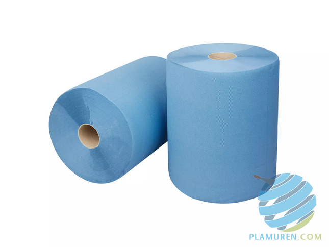 Euro poetspapier blauw 3-laags
