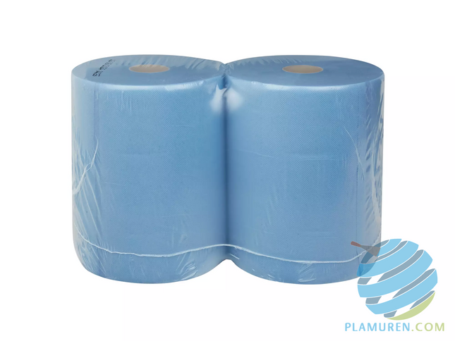 Euro poetspapier blauw 3-laags