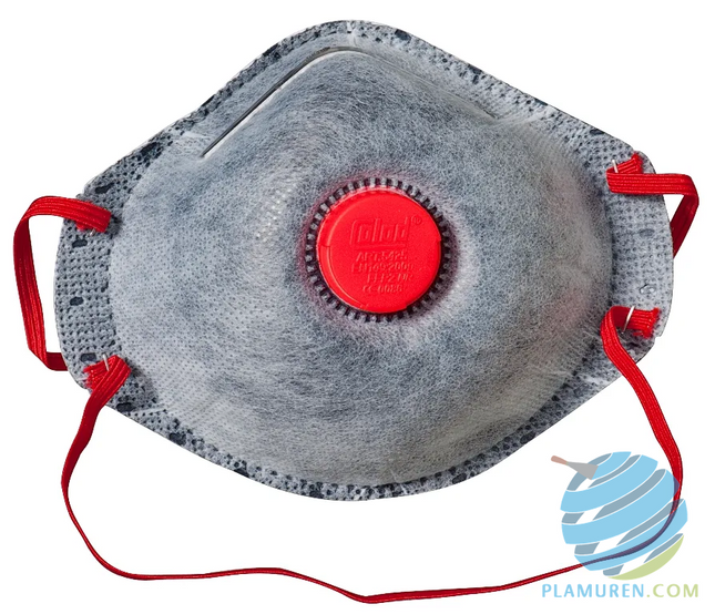 Colad Fijnstofmasker met uitademventiel en koolstof