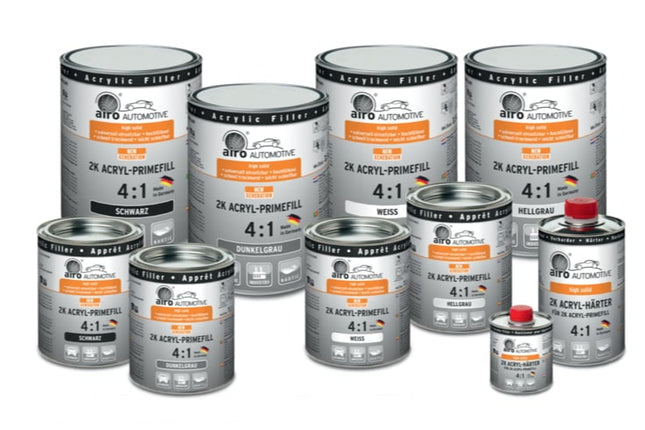 Airo Acryl Füller donkergrijs 4:1 - 1 liter