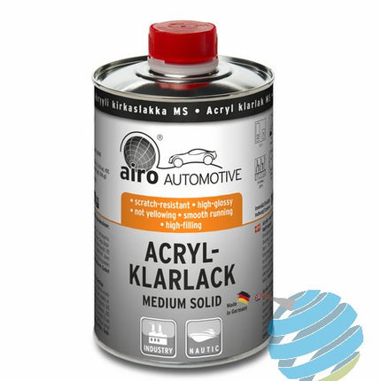 Airo MS Blanke lak Acryl 2:1 - 1ltr