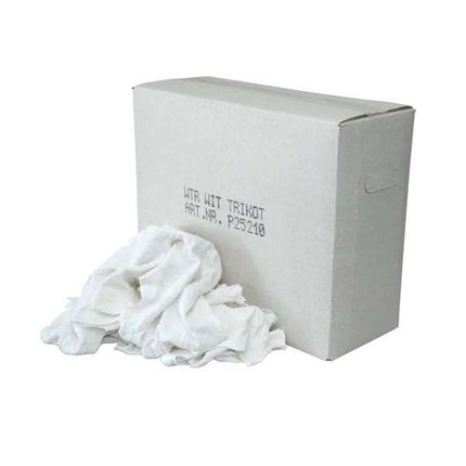 White Tricot Cleaning Cloths 10kg